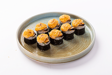 Запечённый ролл с мидией 8 шт