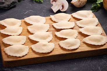 Вареники с картофелем и грибами, 450г