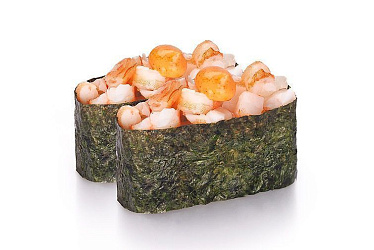 Спайси суши креветка 2шт.