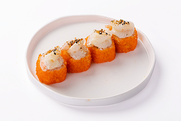 Ролл с креветкой васабико 1/2