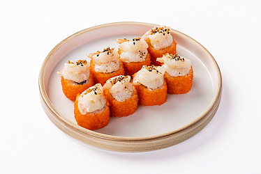 Ролл с креветкой васабико