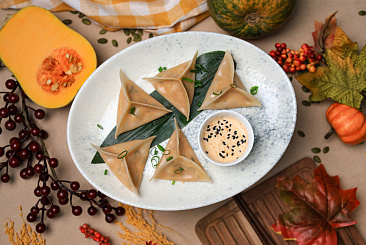 Вонтоны с тыквой