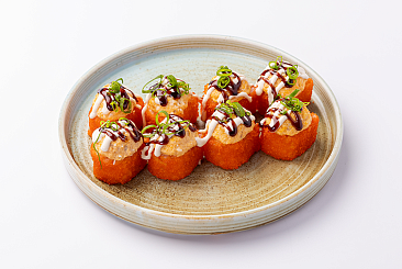 Запеченный ролл с масляной рыбой